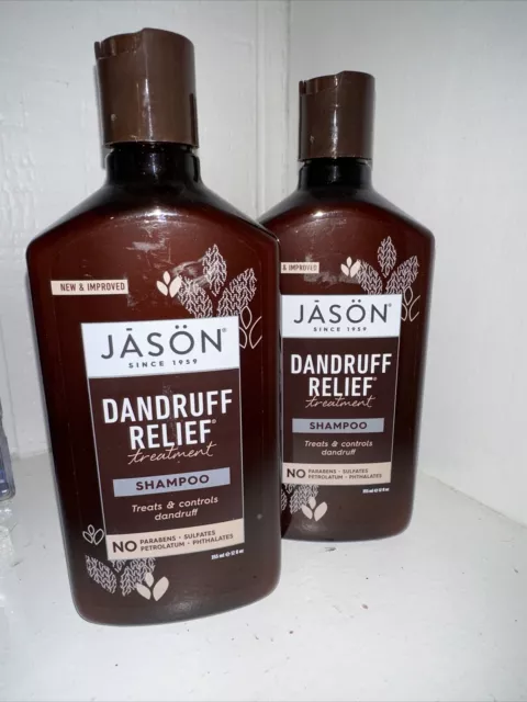 Jason Dandruff Relief Shampoo - 12 Fl Oz Lot of 2