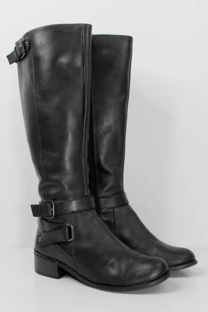 Corelli black leather boots womens size AU 7