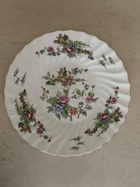 Fine Bone China Crown Staffordshire England Pagoda Dinner Plate