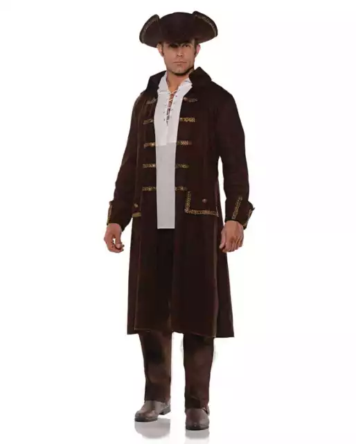 Piraten Kostüm Mantel mit Hut für Fasching und Halloween
