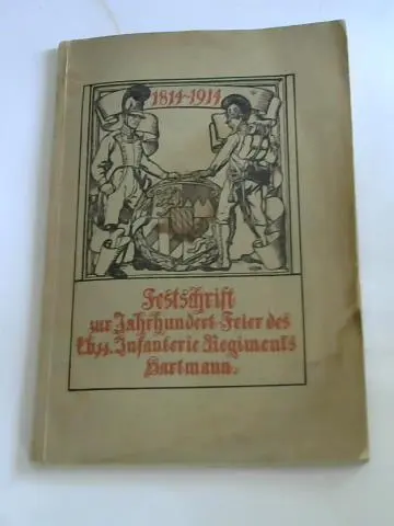 Festschrift zur Jahrhundertfeier des K. b. 14. Infanterie-Regiments Hartmann vom