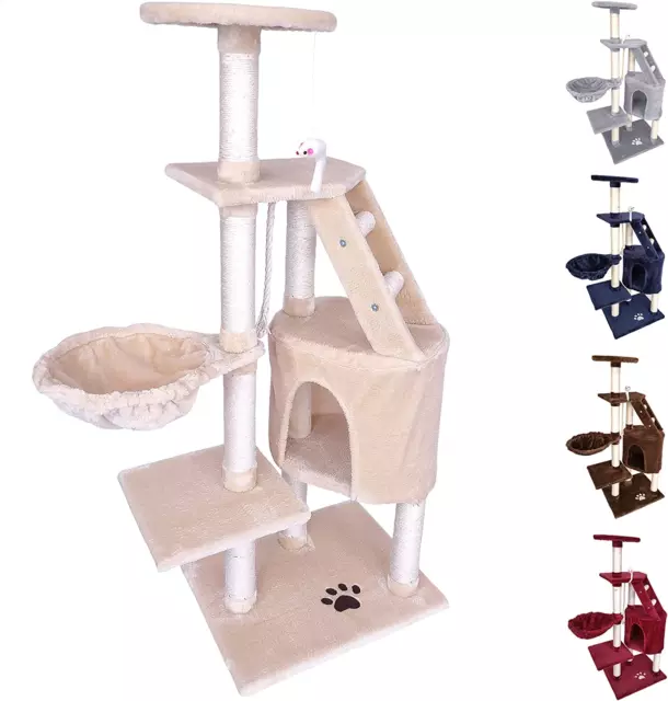 TIRAGRAFFI per GATTO 120 CM GIOCO PARCO GIOCHI CUCCIA GATTI GRAFFIATOIO