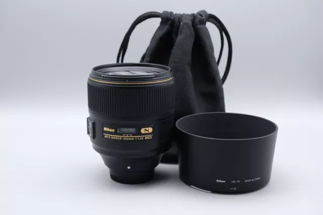 Nikon AF-S Nikkor 105mm f/1.4E ED Objektiv Portraitobjektiv-geprüfte Händlerware