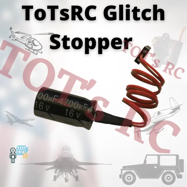 Glitch Buster Glitch Stopper Receiver, Voltage Protector For RC Aircraft Cars