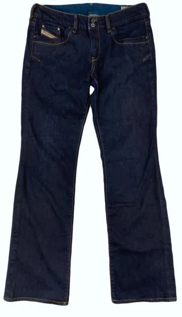 Diesel Women's Blue Ronhar Stretch Bootcut Jeans 32/32