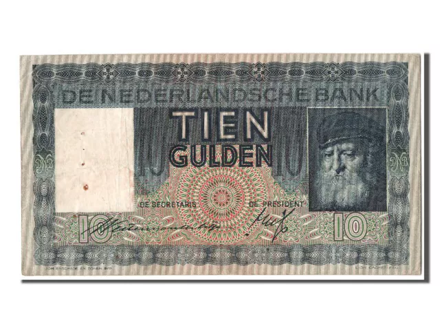 [#302919] Billet, Pays-Bas, 10 Gulden, 1937, 1937-04-30, TTB