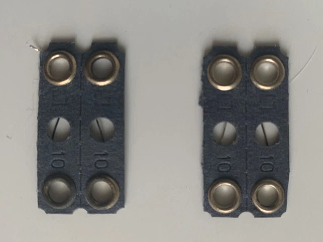  Lot de 04 recharges Legrand fil pour porte fusible ancien 10A/250V neuf