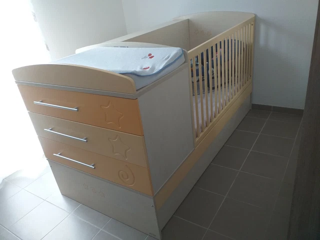 Chambre enfant évolutive Sauthon abricot 