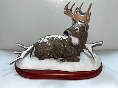danbury mint deer statues