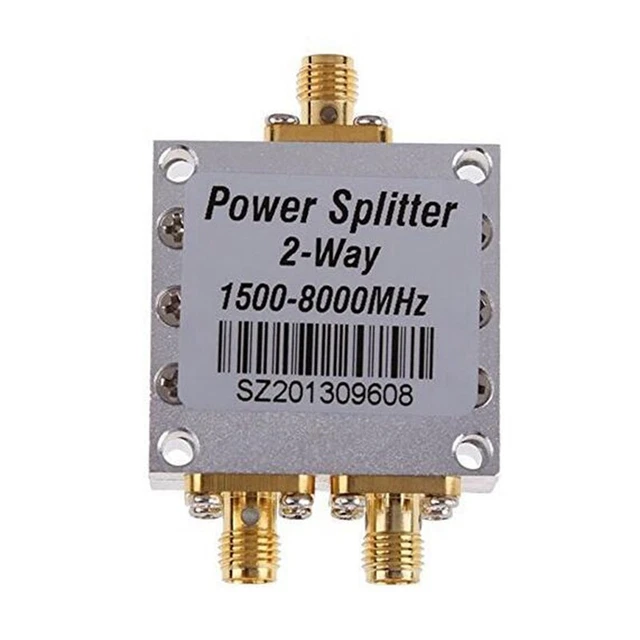 Neuer 2-Wege-SMA-Leistungsteiler 1500 MHz-8000 MHz, SMA-Buchse, 8G-Leistung3985