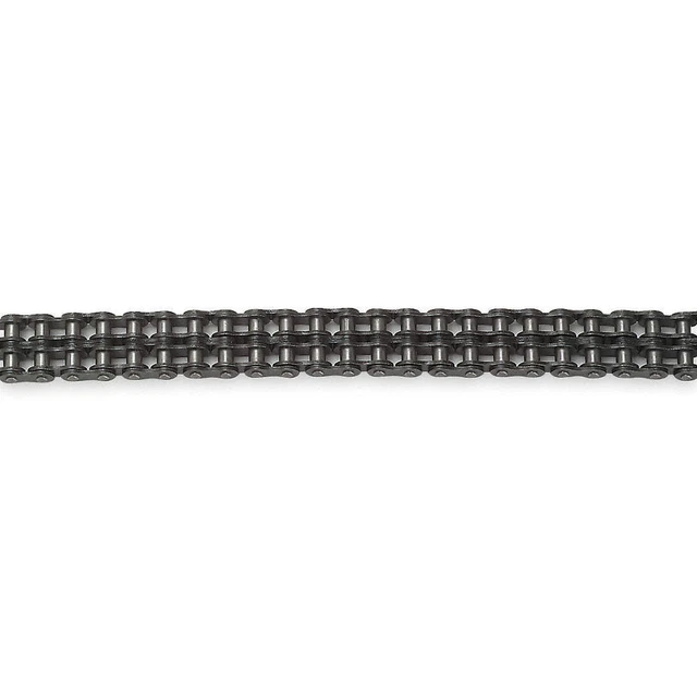 TSUBAKI 80-2RIV Roller Chain,10ft,Riveted Pin,Steel
