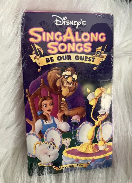 Disneys Sing Along Songs - Beauty and the Beast: Be Our Guest (VHS, 1992) SEALED