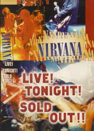 Nirvana - Live! Tonight! Sold Out!! - Used VHS - W6999z