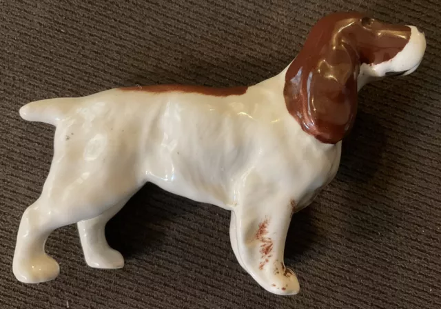 BESWICK :: Vintage STANDING BROWN SPANIEL 3”x 4” FIGURINE Handpainted ENGLAND 3