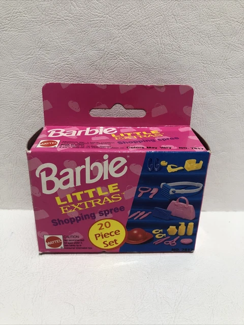 Vintage 1992 Mattel Barbie Little Extras SHOPPING SPREE  NEW (bin15