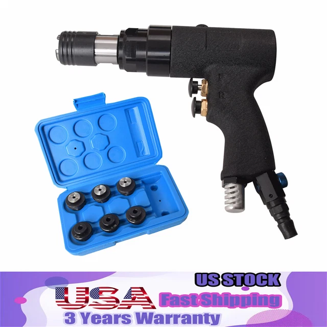Handheld Pneumatic Tapping Machine Air Drill Tapper Tool & M3~M12 Chucks 400rpm