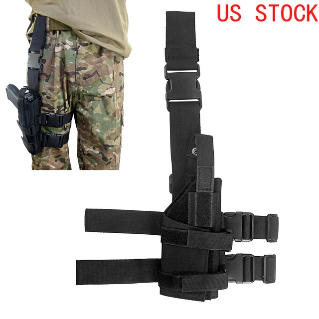 ADJUSTABLE DROP LEG Pistol Holster Tactical Thigh Gun Holster with