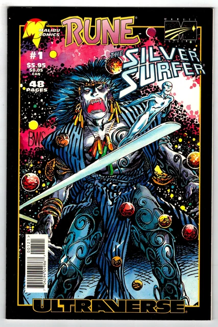 RUNE / THE SILVER SURFER # 1 Marvel / Malibu 1995 (fn-vf)
