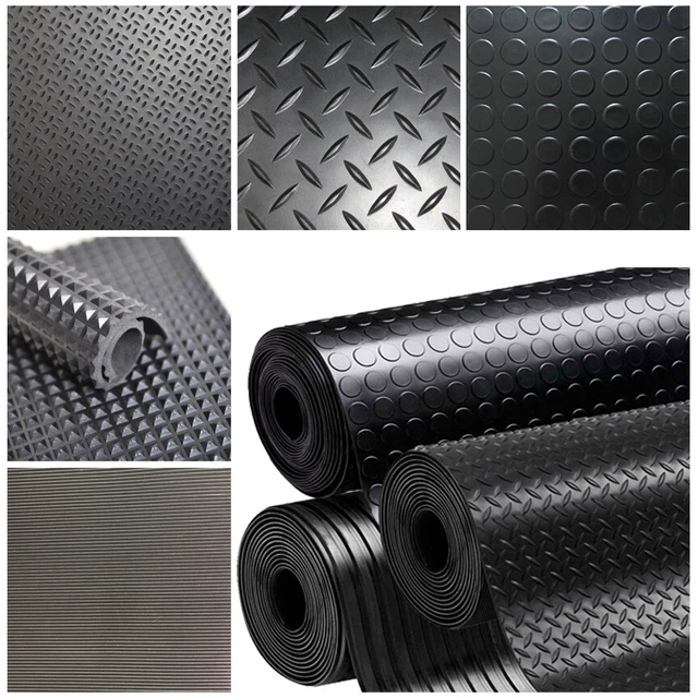 HEAVY DUTY RUBBER Flooring Garage Matting Non Slip Industrial Work Gym