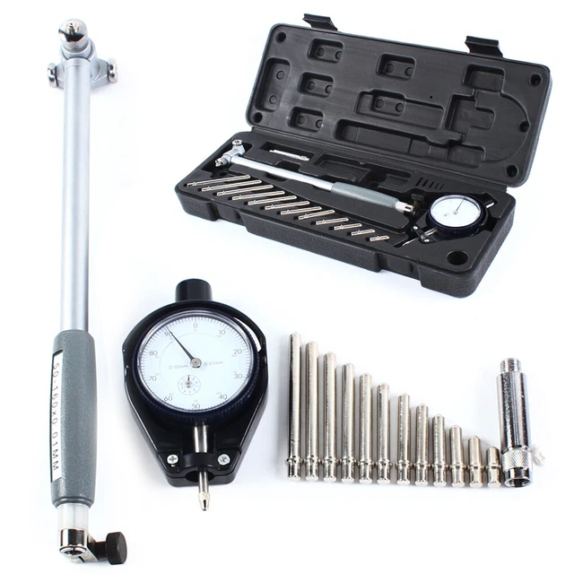 BORE DIAL GAUGE Engine Indicator Cylinder Measuring Kit 50mm-160mm 0