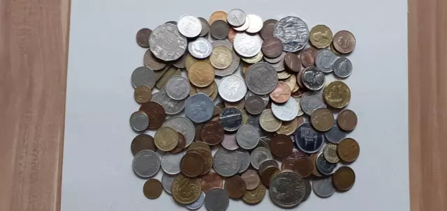 Münzen aus aller Welt - Sammlung - Lot - 135 Stück - ca. 560 Gramm