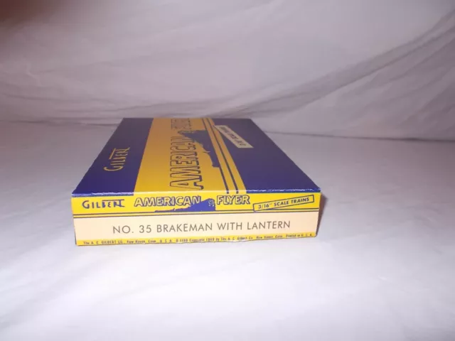 American Flyer #35 Brakeman Reproduction Box And Insert Only,No Figures