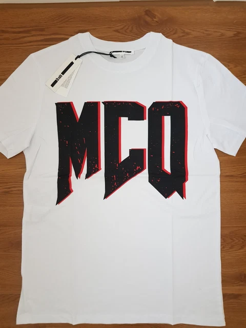 T-shirt graffiti MCQ Alexander McQueen nuova ed etichettata.