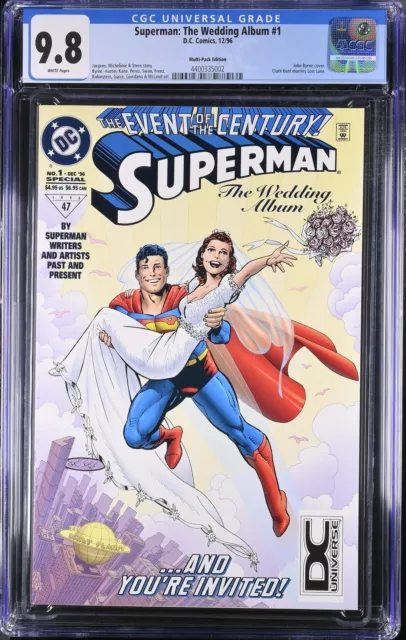 Superman The Wedding Album 1 CGC 9.8 4400335002 DCU Multi-Pack Variant Scarce