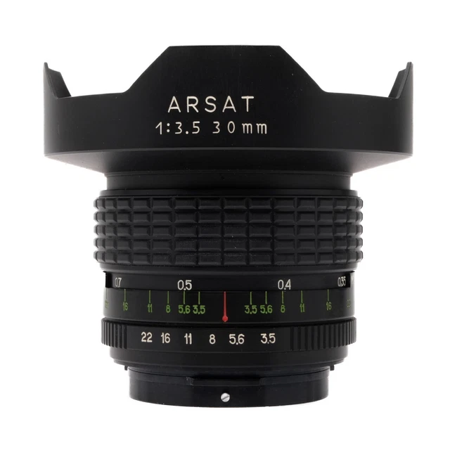 Lente ojo de pez Arsat 30 mm f3,5 para Praktisix