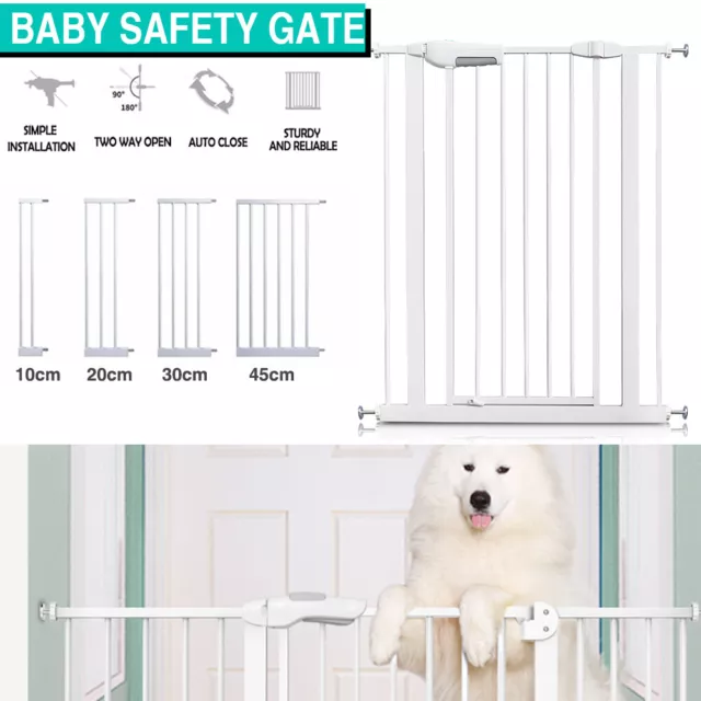 Baby Security Door Gate Adjustable Pet Child Safety Stair Barrier Door Extension