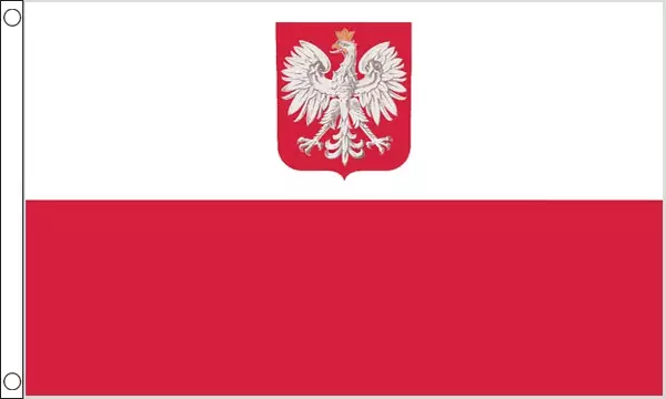 Poland Eagle Flag Giant 8 x 5 FT -  Massive Huge 100% Polyester