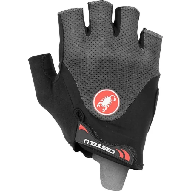 Castelli Arenberg Gel 2 Fingerless Cycling Gloves - Grey