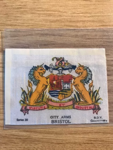 silk BDV Phillips Town And City Arms Small Size Bristol