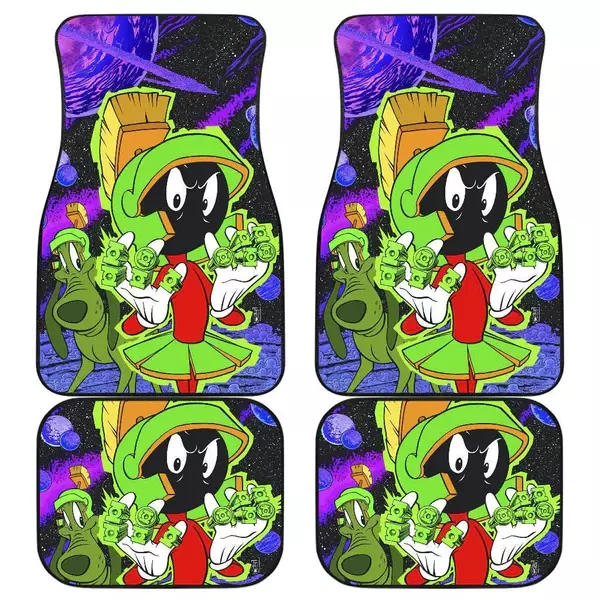 Martian Car Floor Mats Looney Tunes Cartoon Fans Gift