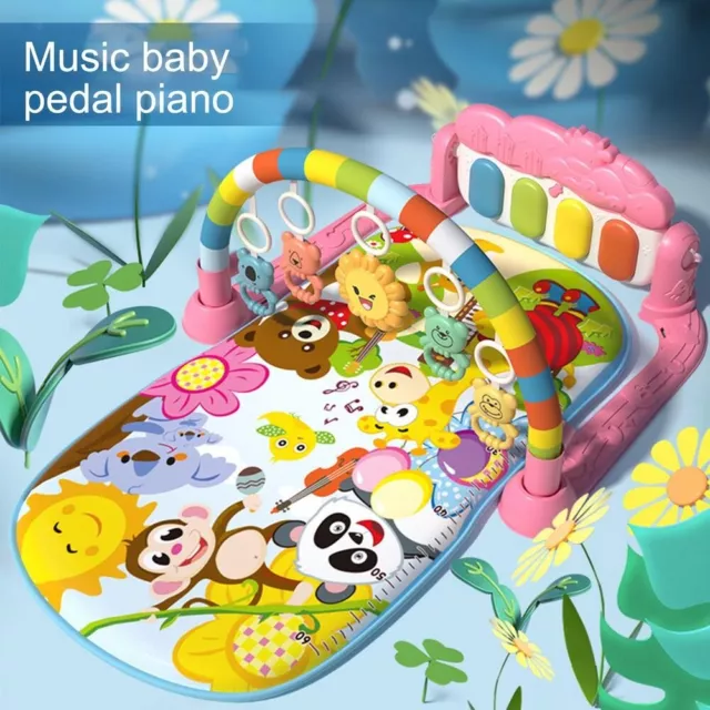 5in1 Baby Play Mat Gym Multi-functional Piano Kid Musical/light Activity toy