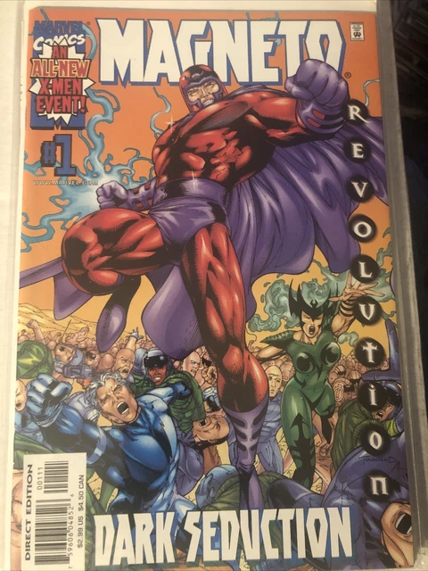 Magneto Dark Seduction 1-4 Marvel Comic Set Complete Nicieza Cruz Owens 2000 Nm