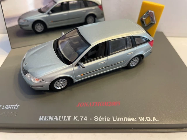 UNIVERSAL HOBBIES RENAULT LAGUNA II ESTATE SERIE LIMITEE W.D.A. K.74  au 1/43 °