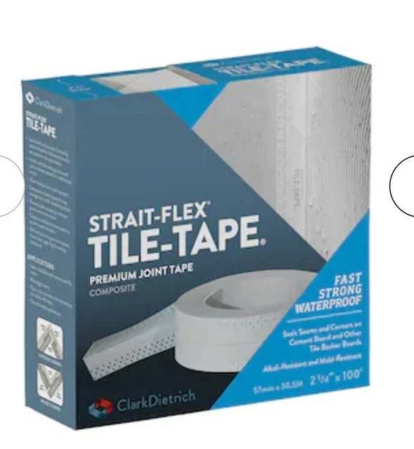 clark Dietrich straight flex tile tape t100