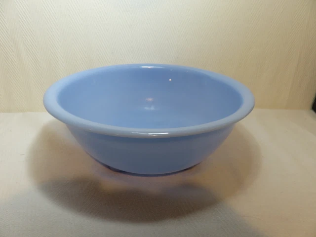 VINTAGE CANADA EXCLUSIVE Pyrex Blue Delphite Large Mixing Bowl Square ...