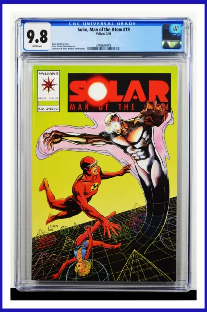 Solar Man Of The Atom #19 CGC Graded 9.8 Valiant March 1993 Comic Book