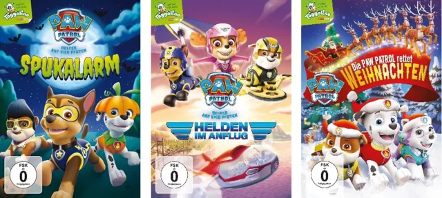 3 DVDs * PAW PATROL - VOLUME 10 + 11 + 12 (TOGGOLINO) IM SET # NEU OVP +