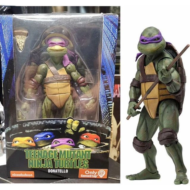 Ninja Turtles 7” Action Figure 4 Pcs Neca Teenage Mutant Statue Gift 1990/Movie. 2