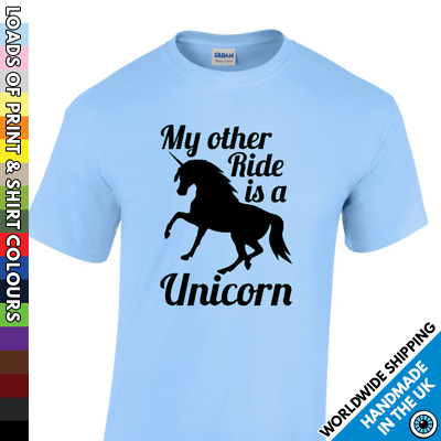 Mens Horse T Shirt - Other Rides A Unicorn - Equestrian Funny - Pony Tshirt