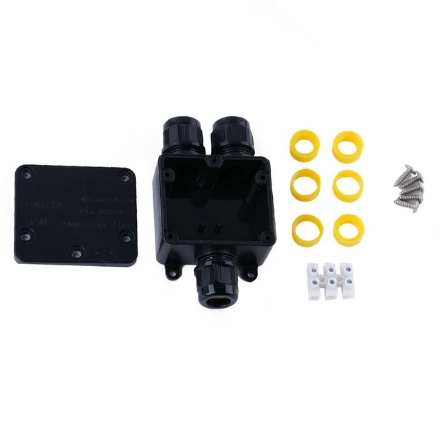3 WAY IP68 Outdoor Waterproof /Junction Box Electrical External Cable ...