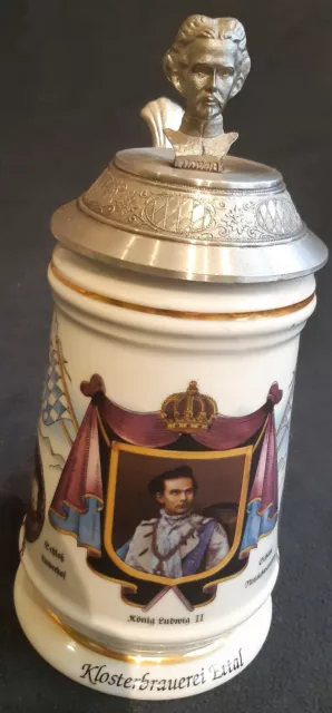 limitierter Bierkrug zum 150 Geburtstag von Ludwig II.