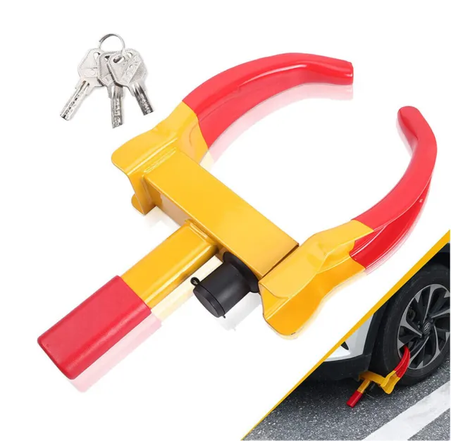 Anti Theft Car Wheel Lock Clamp Boot Tire Claw Trailer Auto Car Truck Towing New