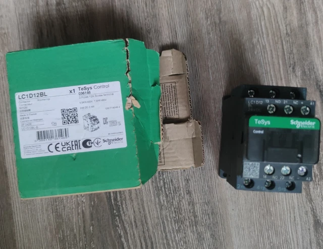Contacteur Schneider Electric LC1D12 P7 – 230V 50/60Hz – Série TeSys – Neuf Sous Emballage – Fabriqué En France