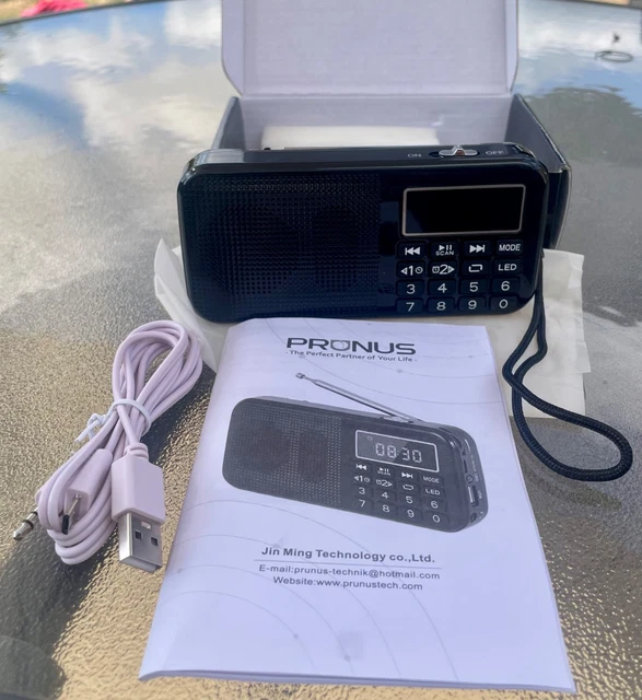 PRUNUS J725C AM FM Rechargeable RADIO £5.45 - PicClick UK