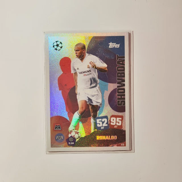 Match Attax R9 TOPPS MATCH ATTAX Champions Leagu 25/26 2025/2026 Ronaldo Nazario ...