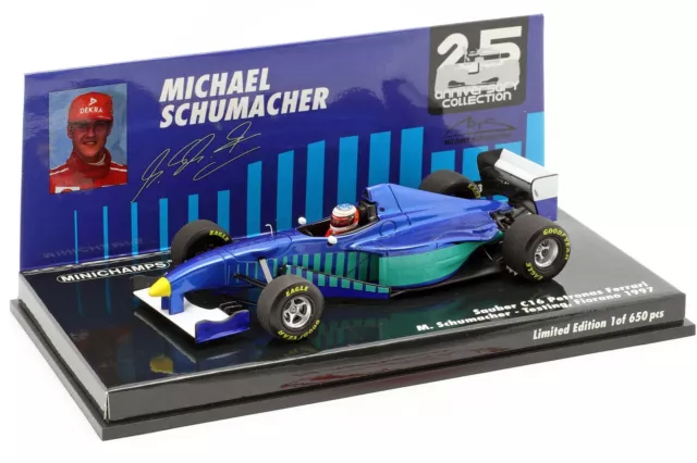 Minichamps 1/43 Michael Schumacher Sauber C16 Petronas Ferrari 1997